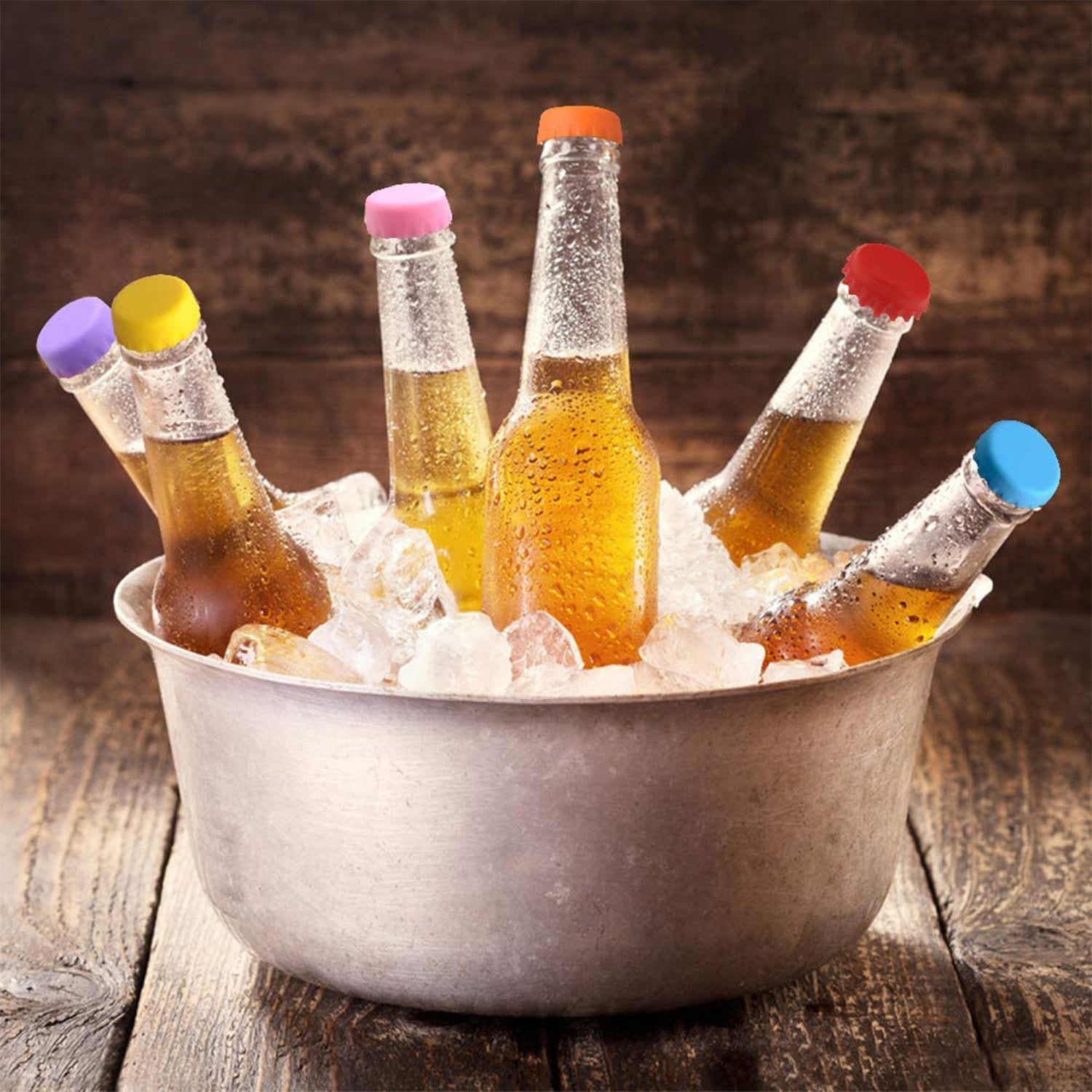 4789 Beer Savers Caps 6Pc used in soda and cold-drink bottles for covering bottle mouth. 4789 Beer Savers Caps 6Pc used in soda and cold-drink bottles for covering bottle mouth.